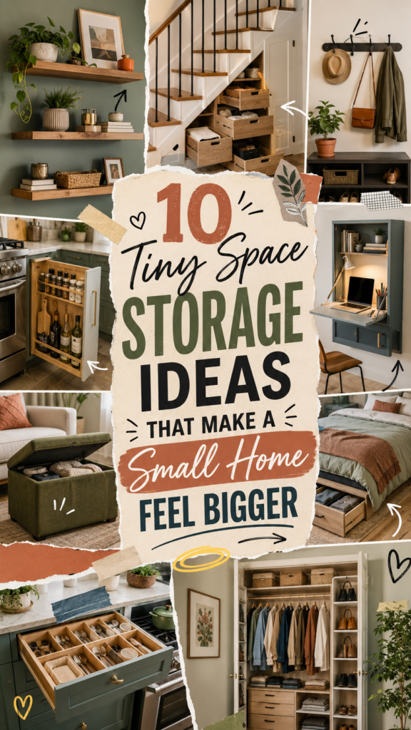 Tiny Space Storage Ideas That Make a Small Home Feel Bigger
