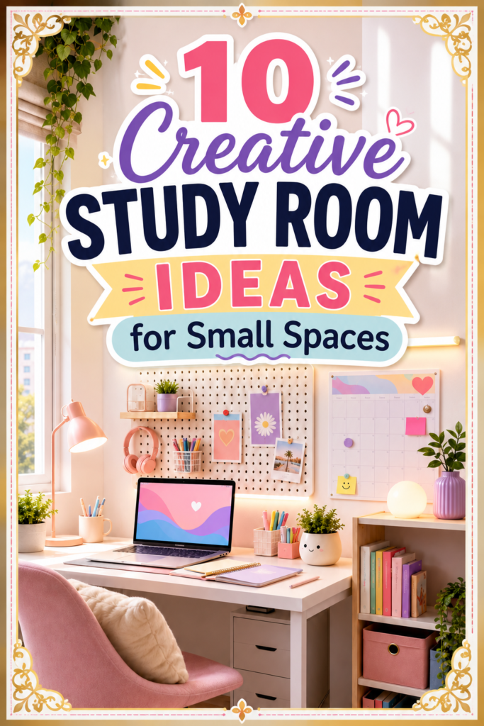 Creative Study Room Ideas for Small Spaces
