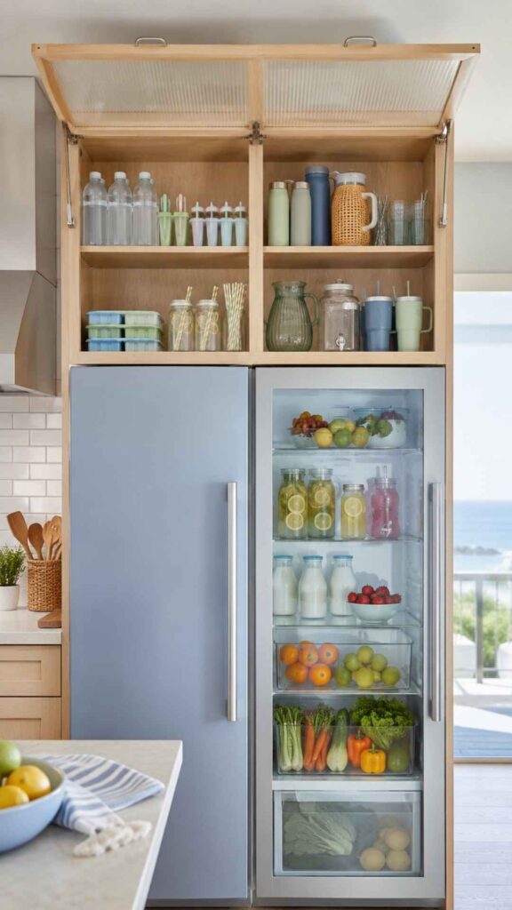 Seasonal Bottle and Ice-Cream Mould Storage