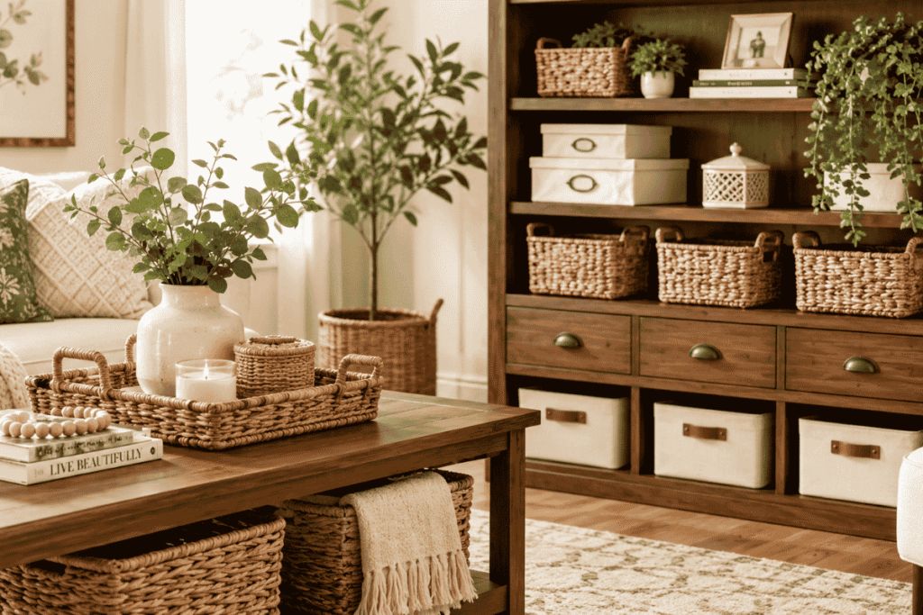 Storage that look like decor