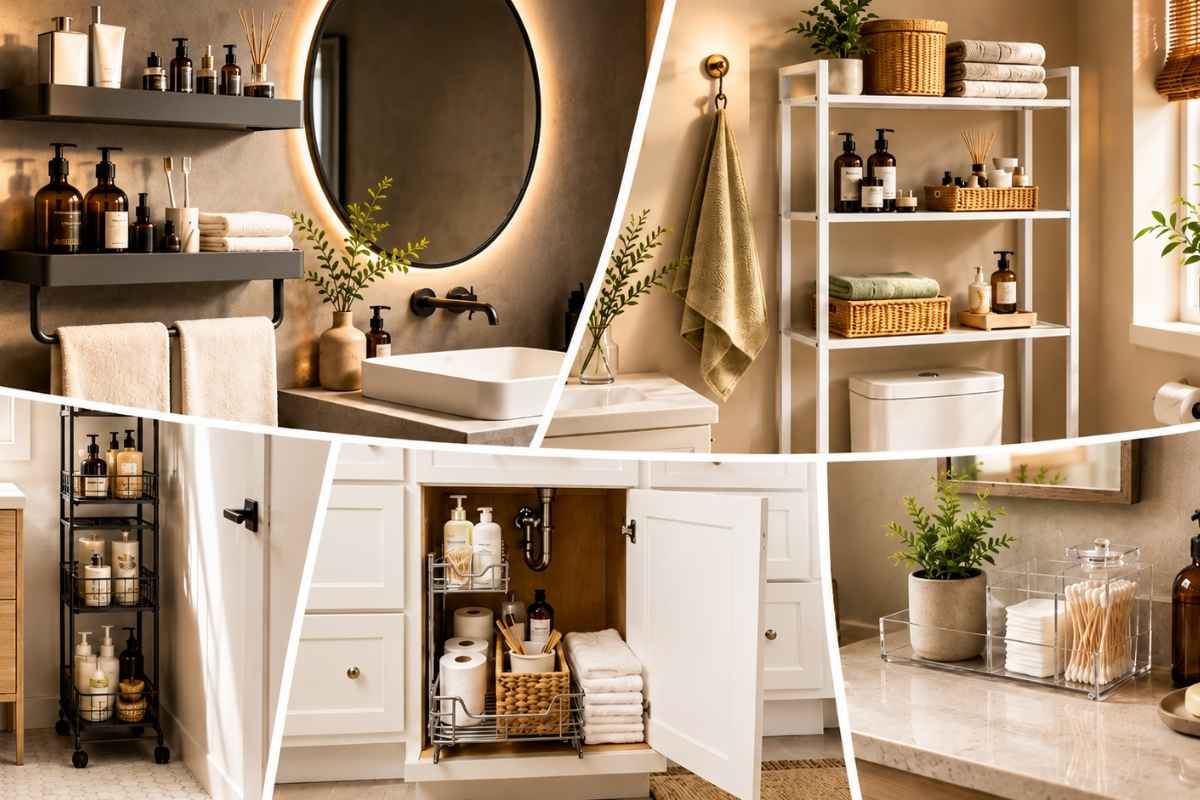 small bathroom stoarge