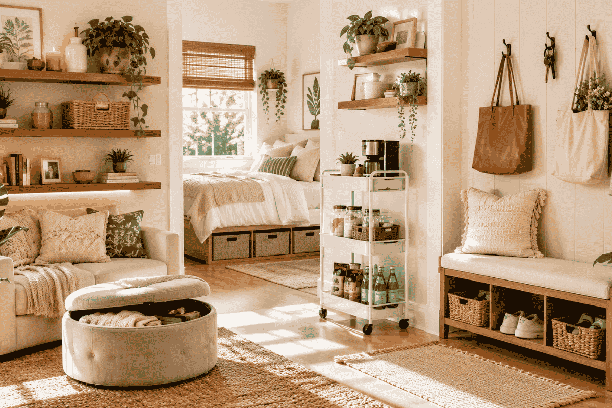 Tiny Space Storage Ideas That Make a Small Home Feel Bigger