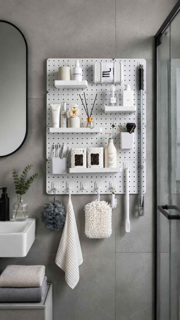 Pegboard / Grid Wall Storage System