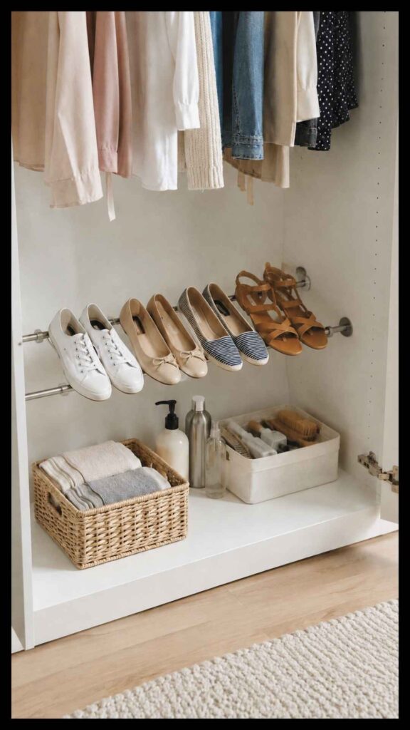 Space-Saving Shoe Hanger