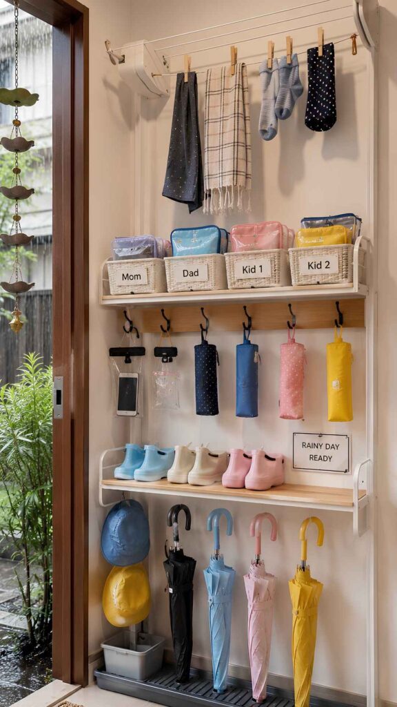 Organise Small Rain Accessories 