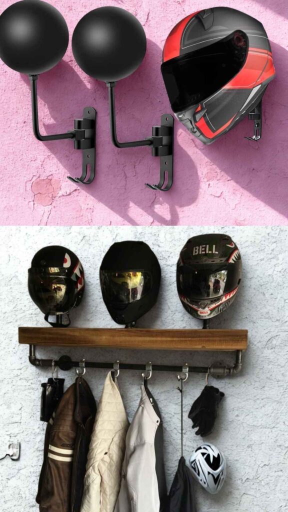 Wall Holder for Helmets and Jackets