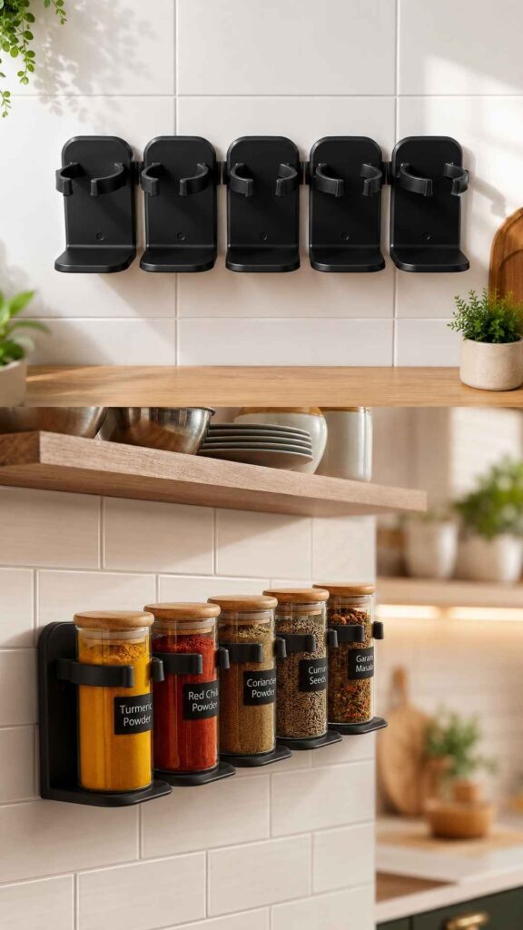 Spice Bottle Holder Slots