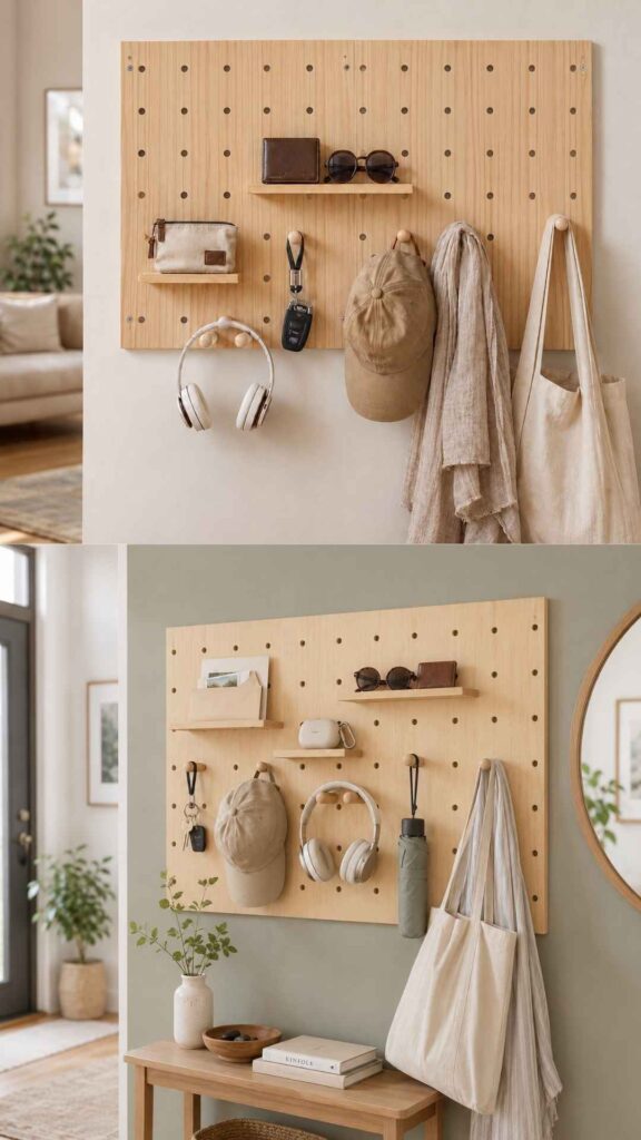 Pegboard Storage