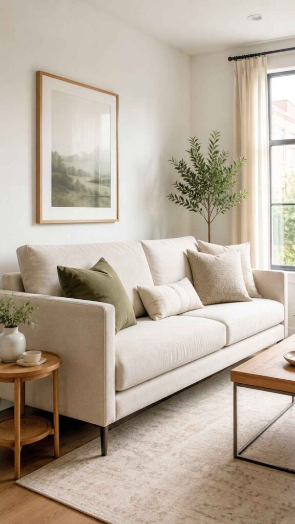 Sofa With Slim Armrests