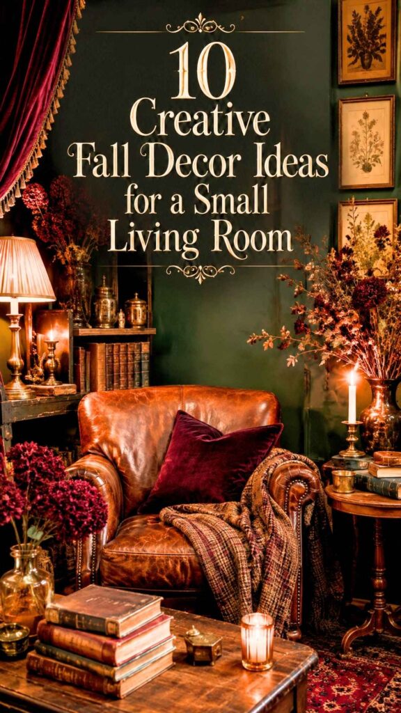Creative Fall Decor Ideas for a Small Living Room