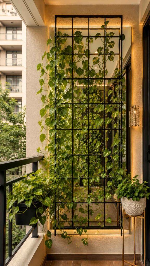 Mirror Illusion - Pothos Trellis Ideas