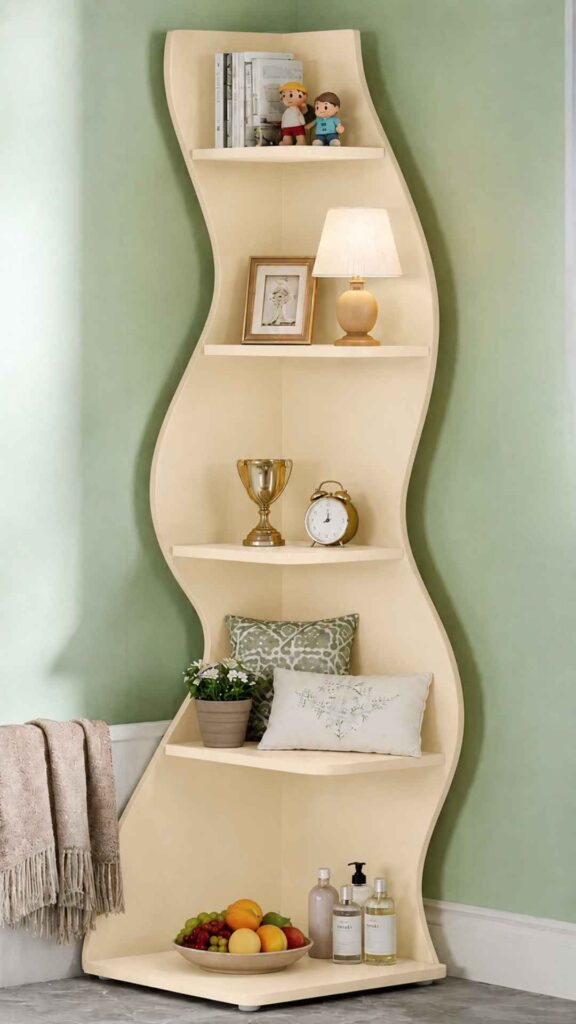 Designer Corner Shelf