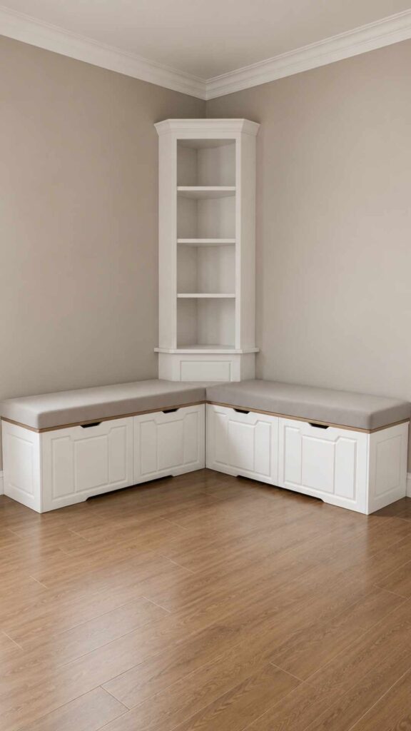 Three-Directional Storage Bench