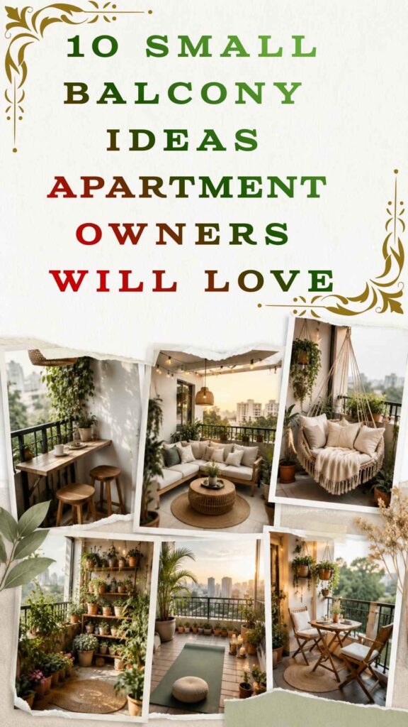 Small Balcony Ideas Apartment Owners Will love