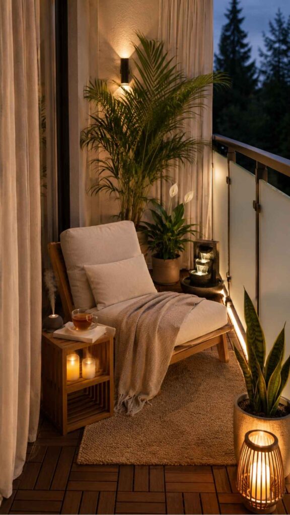The Calm Escape Balcony