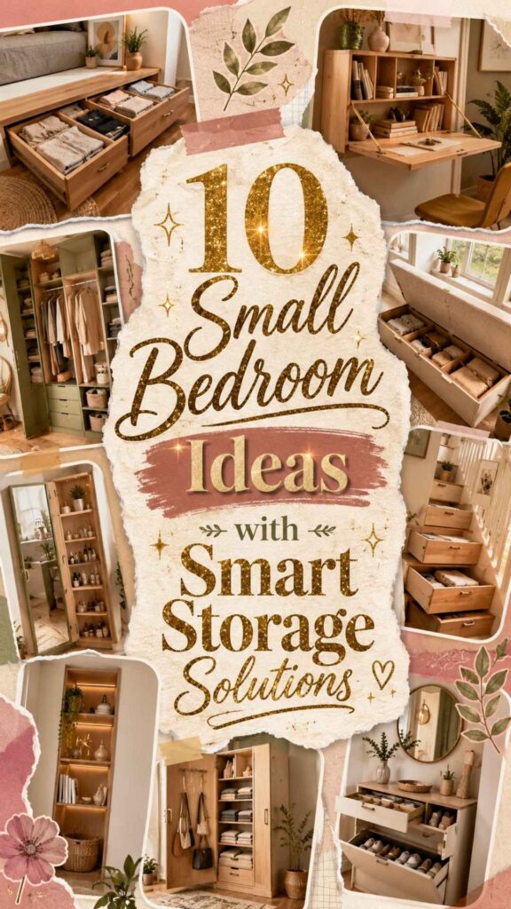 Small Bedroom Ideas with Smart Storage Solutions