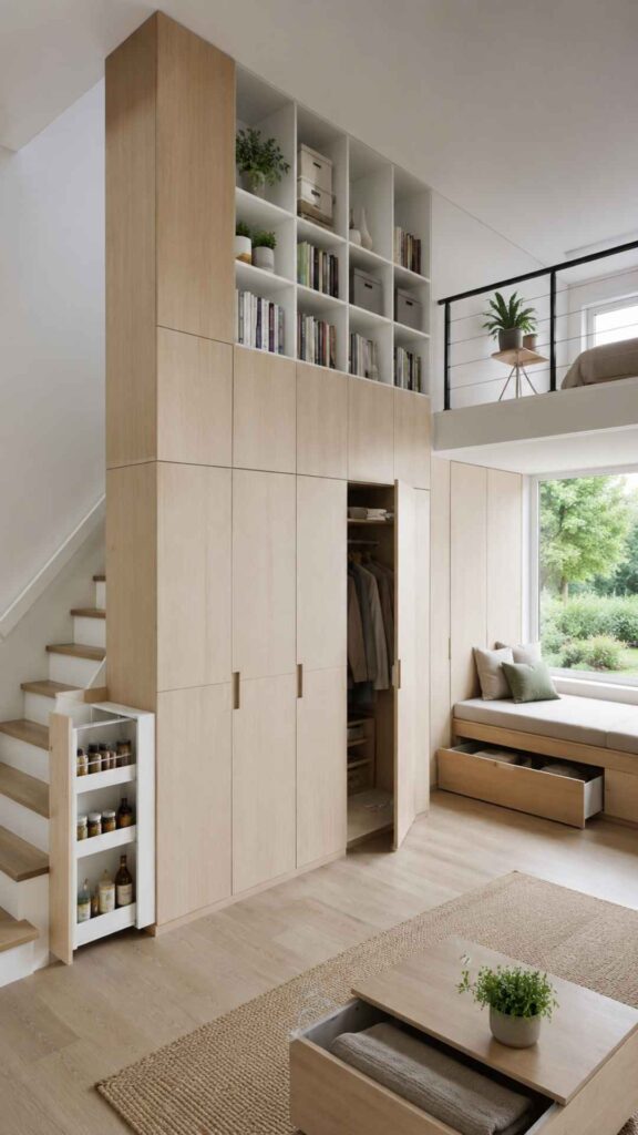  Floor-to-Ceiling Storage Wall