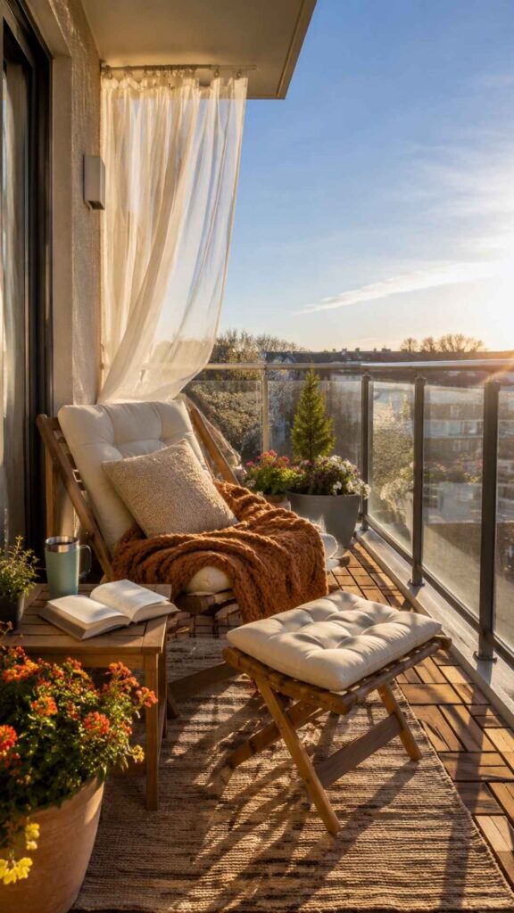 The Winter Sun-Soaking Balcony