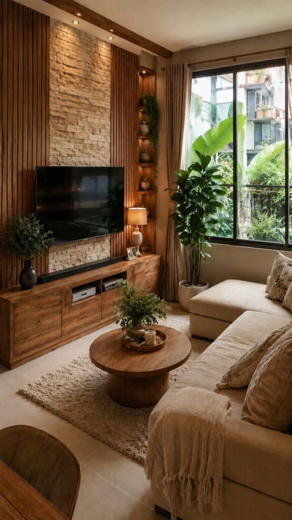 Wood Panel Wall