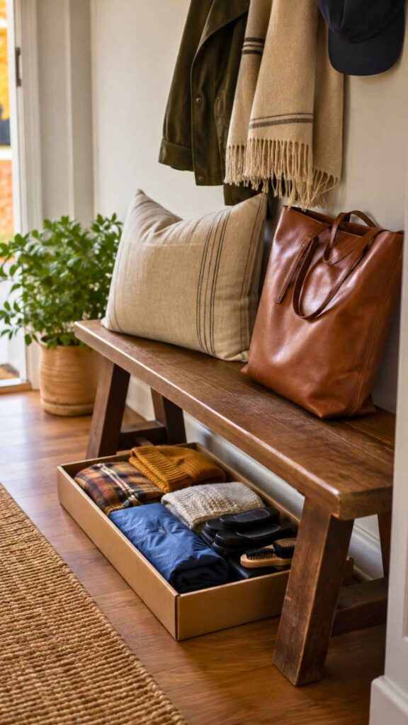 Under-Bench “Fall Drawer” 