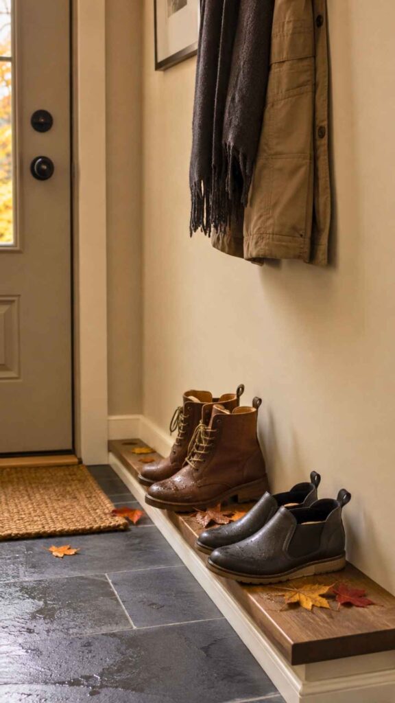 Tiny Shoe-Drying Ledge 