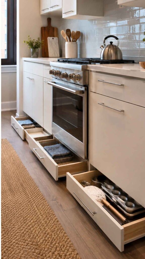 oe-Kick Drawer in the Kitchen