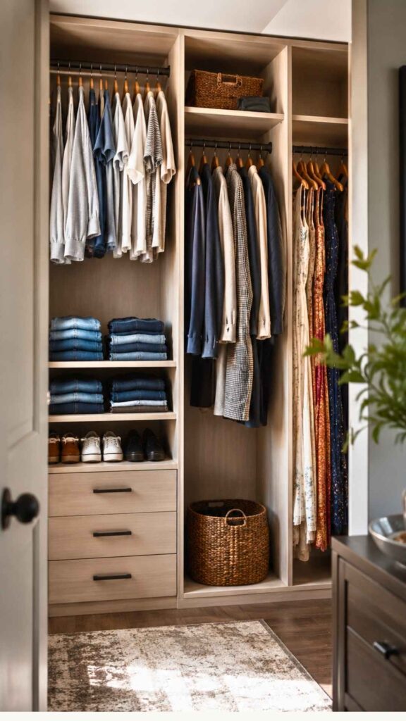 Small Closet Organization Ideas Can Start With a Clothing-Length Map