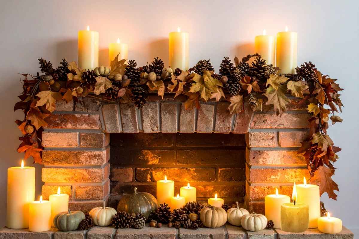 Unique fall mantel decor ideas for Small Living Rooms