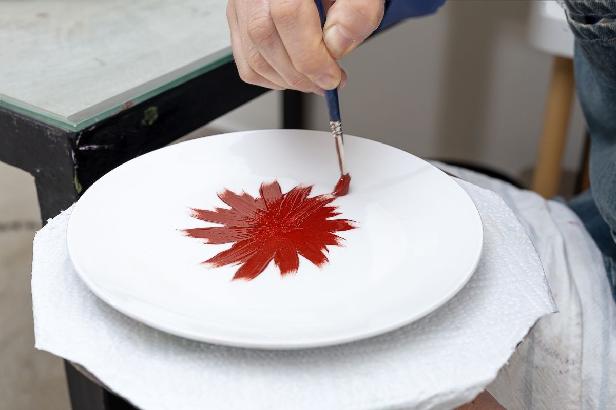 pottery plate painting ideas