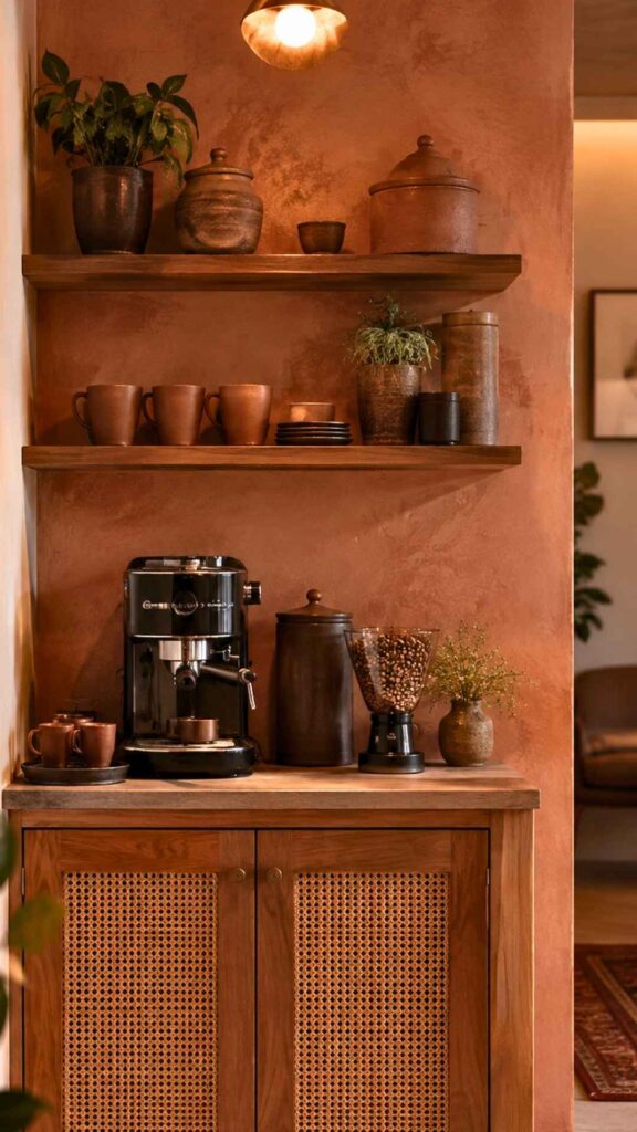 Clay-Inspired Coffee station