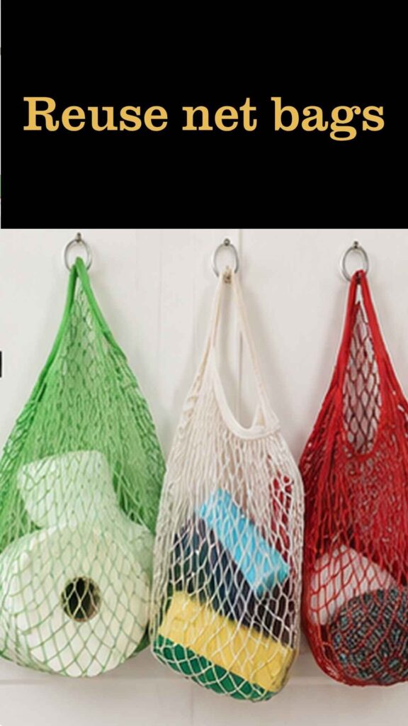  Reuse Fruit and Vegetable Net Bags