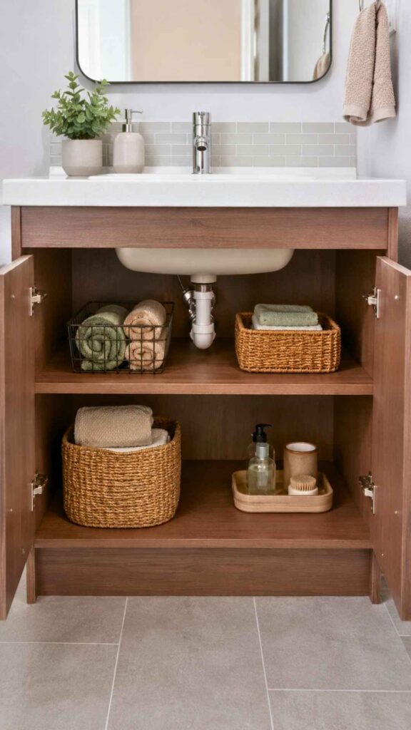 Leave Some Empty Space in Your Under Sink Storage