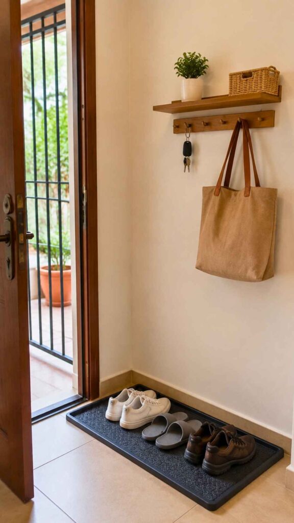 Create a Dedicated Shoe Drop Zone