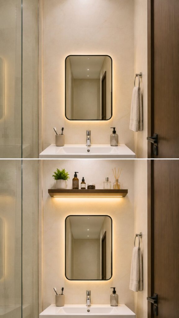 Empty Wall Converted into Vertical Storage