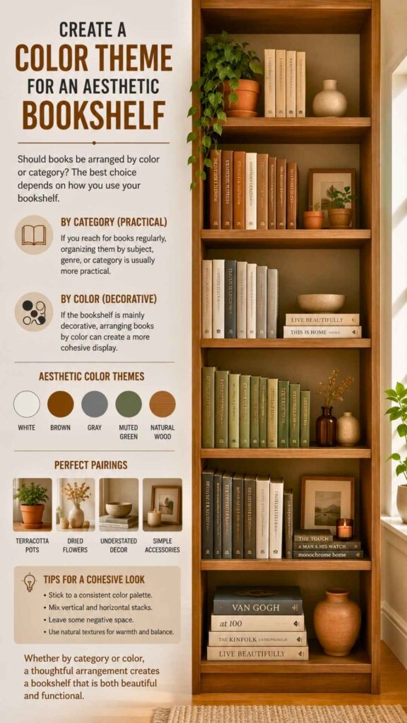 Create a Color Theme for an Aesthetic Bookshelf