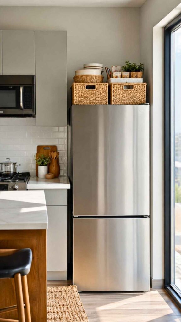 Use the Space Above the Refrigerator