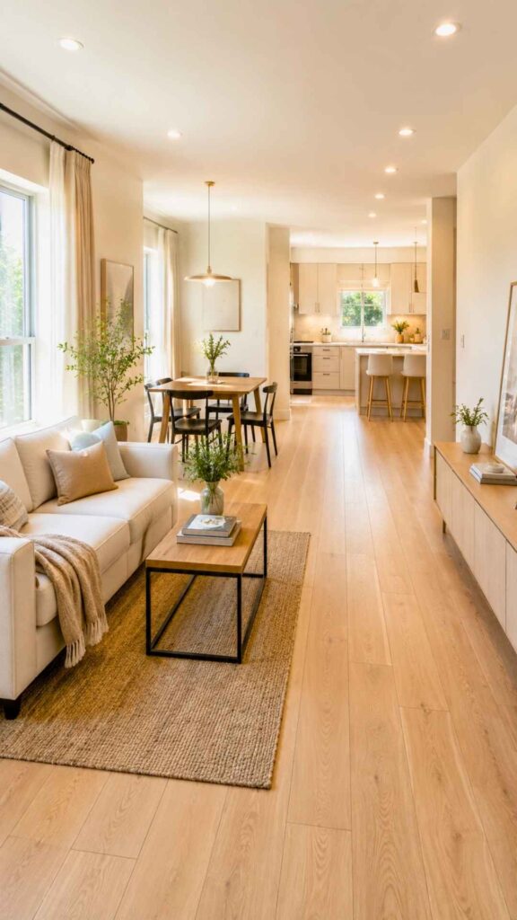 Use Continuous Flooring to Make Your Home Look Bigger