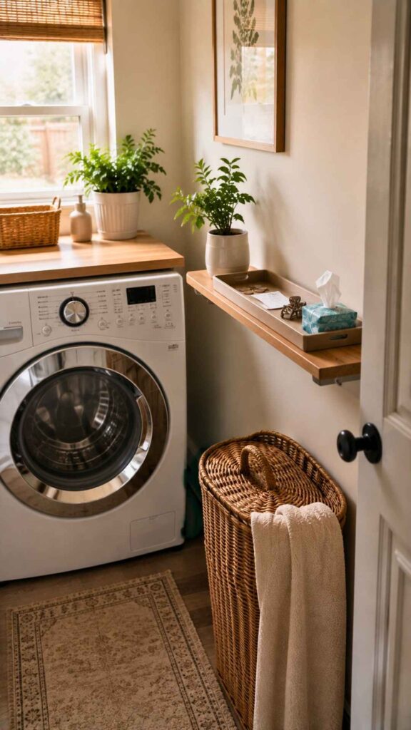 Create a Laundry “Landing Zone” for Pocket Items