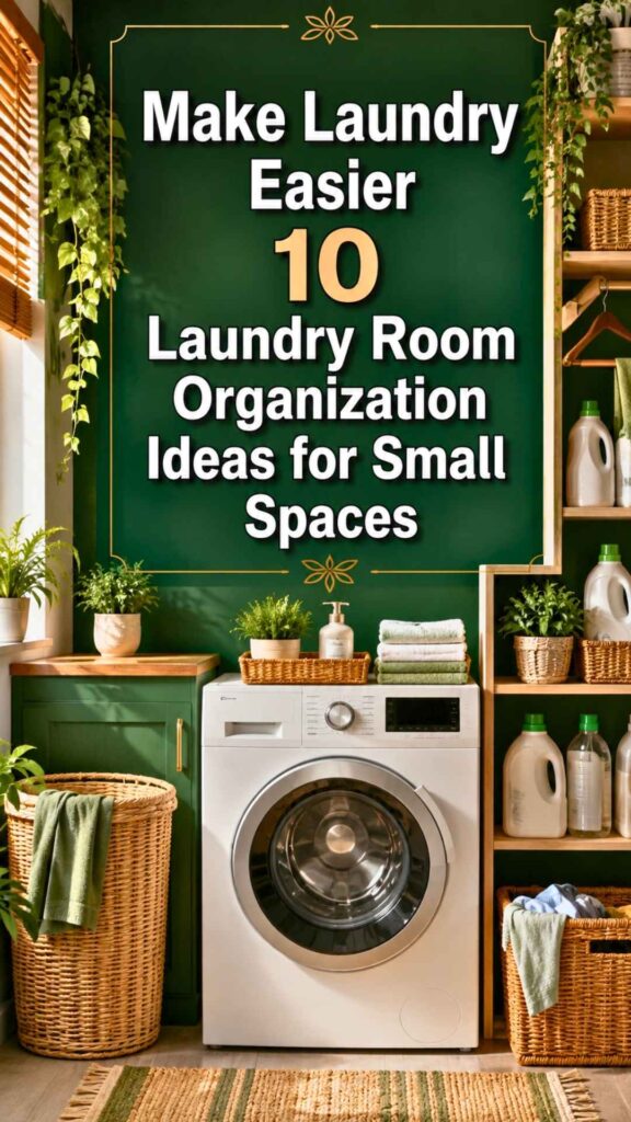 Laundry Room Organization Ideas for Small Spaces