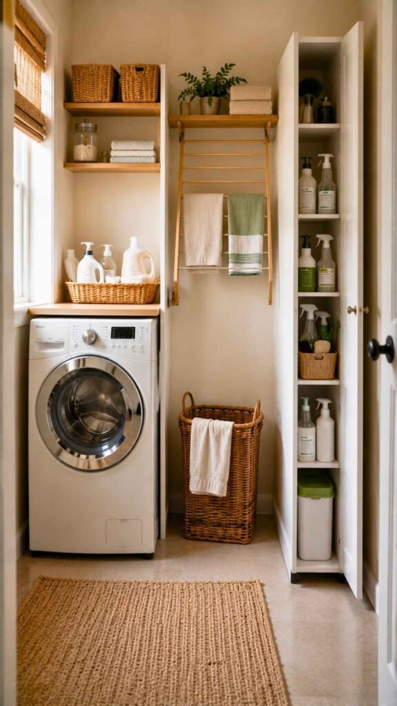 Separate Laundry Supplies From General Cleaning Supplies