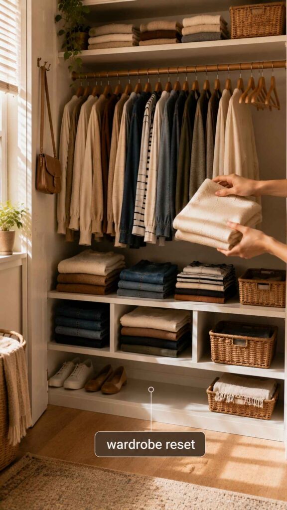 Wardrobe Reset Closet Organization Ideas