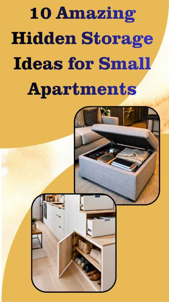 Amazing Hidden Storage Ideas for Small Apartments