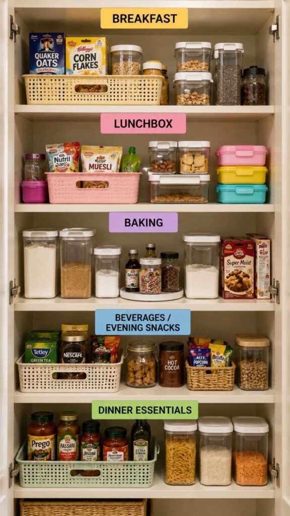 Organize Food by Meal Instead of Product Type