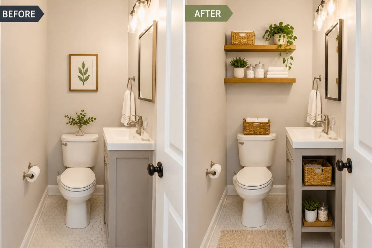 Small bathroom makeovers