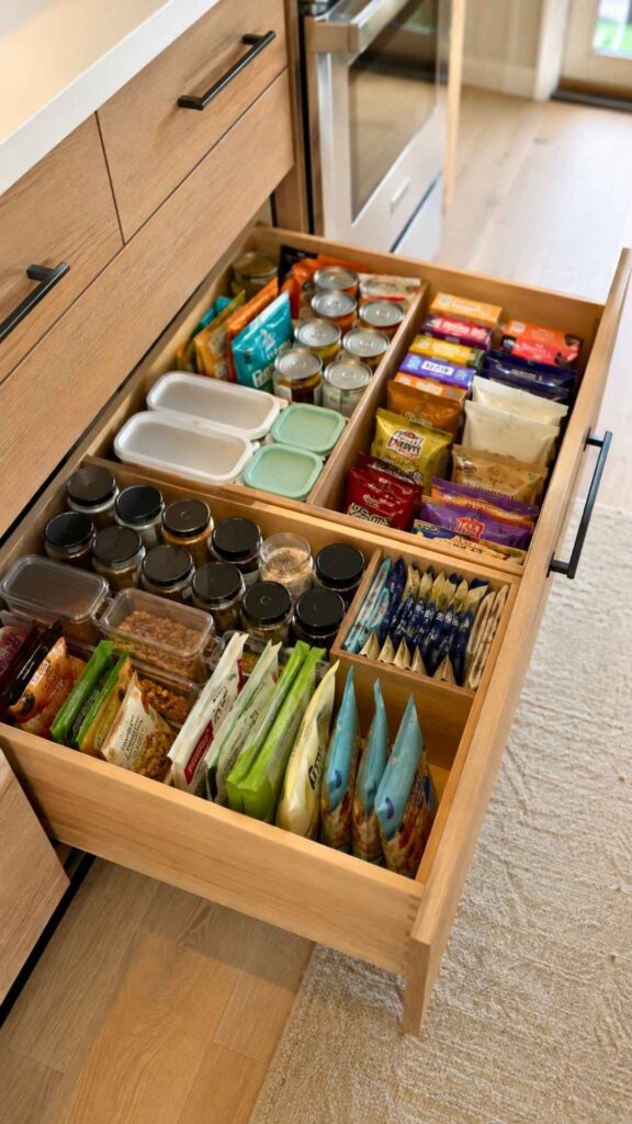 Deep Drawer into a Pantry Drawer