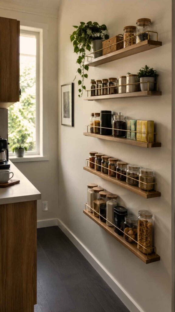 Narrow Gap Beside the Refrigerator