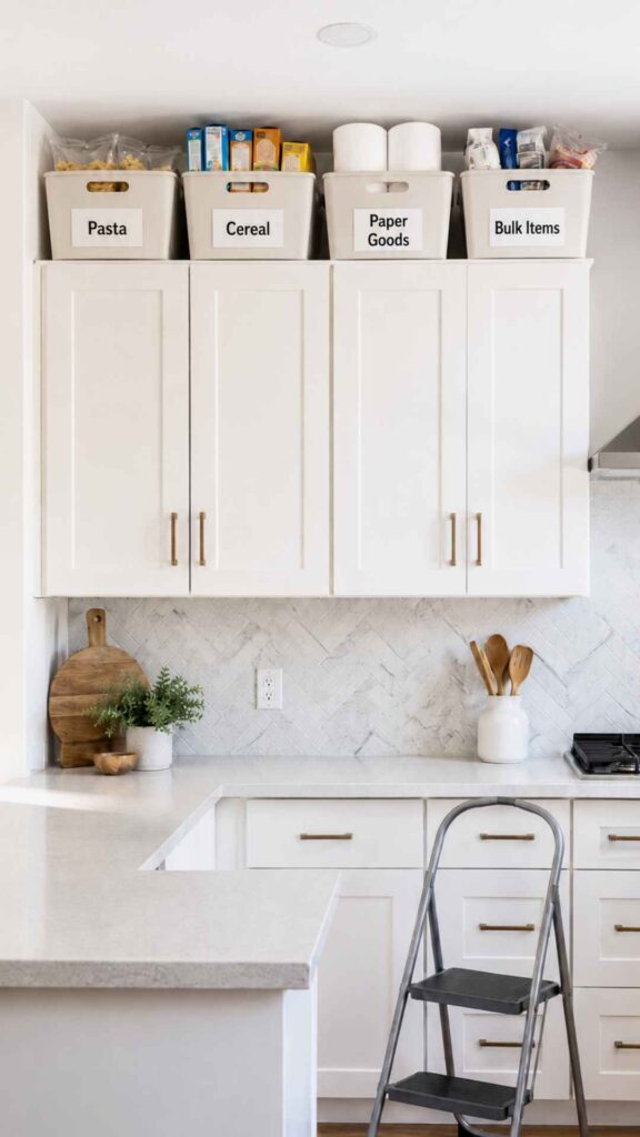 Above-Cabinet Refill Zone