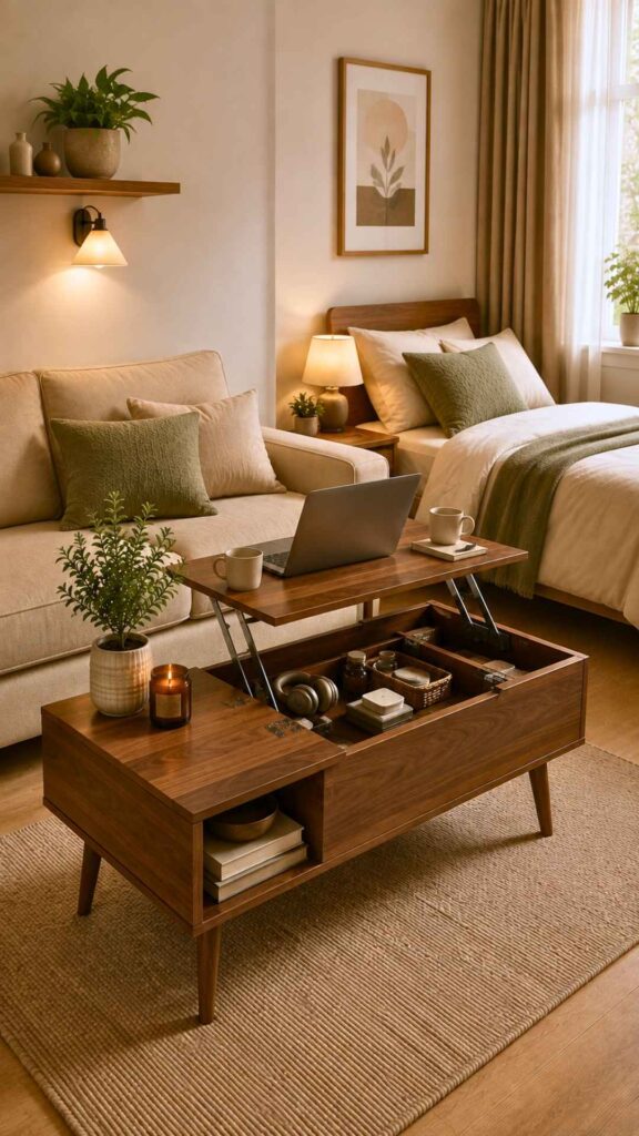 Lift-Top Coffee Table