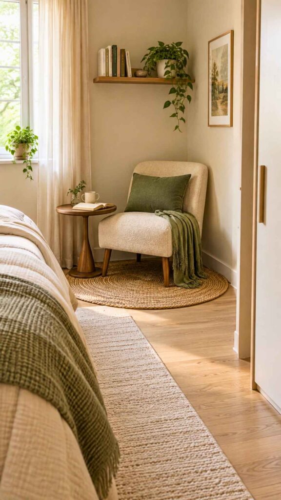 Turn an Empty Bedroom Corner Into a Reading Spot