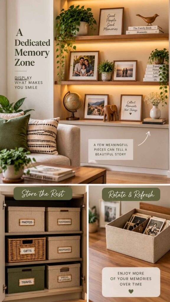 Create a Display and Conceal System for Sentimental Clutter